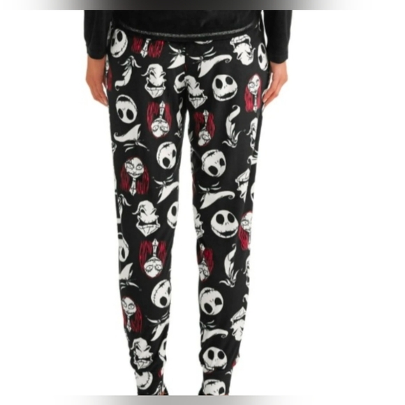 Rare Nwt med DISNEY TIM BURTON'S NIGHTMARE BEFORE CHRISTMAS Ladies SLEEP 3pc set - Picture 4 of 8